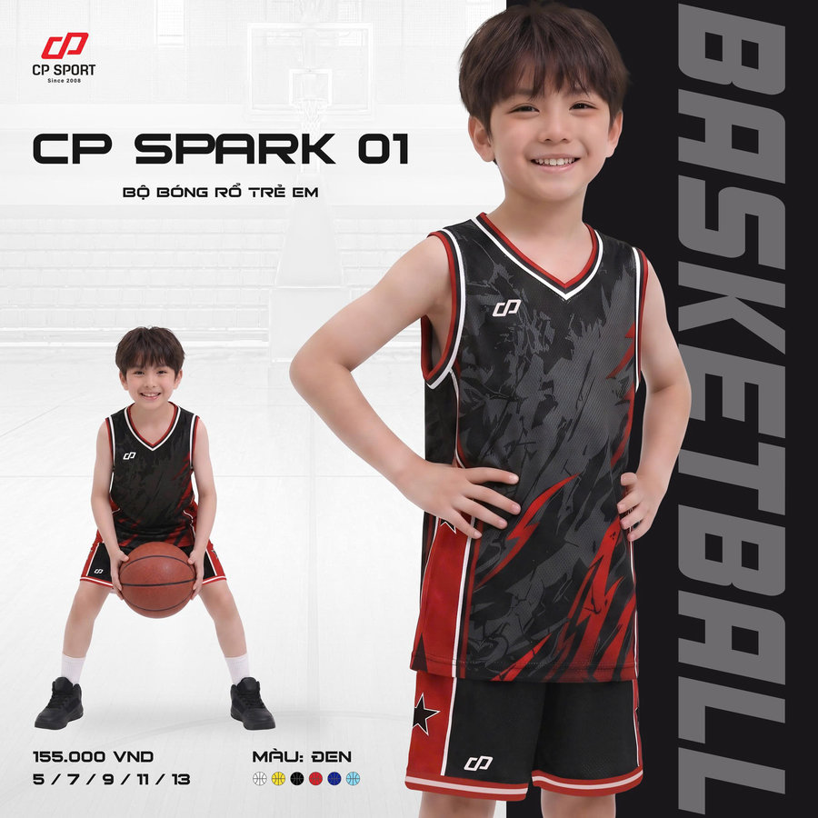 QA Bóng rổ Trẻ Em CP Spark 01