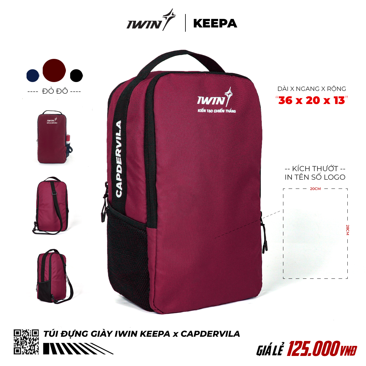 Túi đựng giày iWin Keepa Capdervila