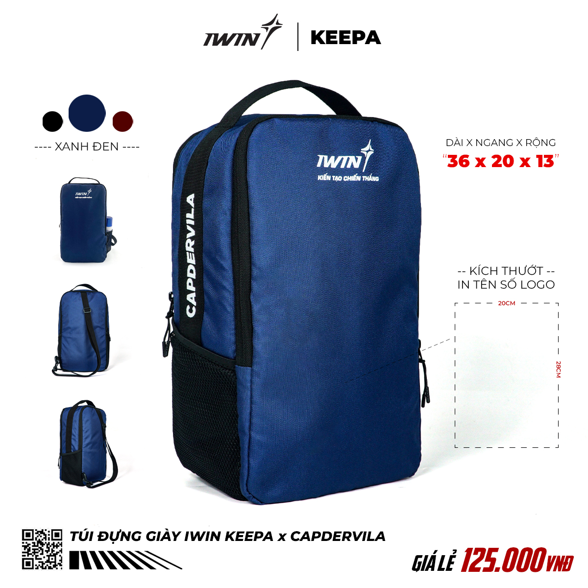 Túi đựng giày iWin Keepa Capdervila