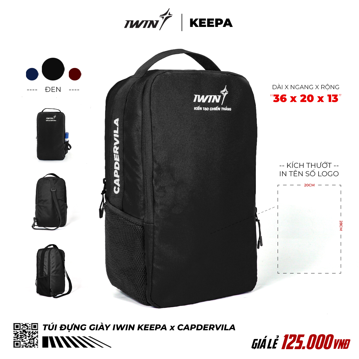 Túi đựng giày iWin Keepa Capdervila