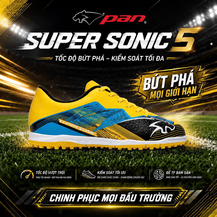Giày Pan Super Sonic 5 TF (Kèm Hộp)