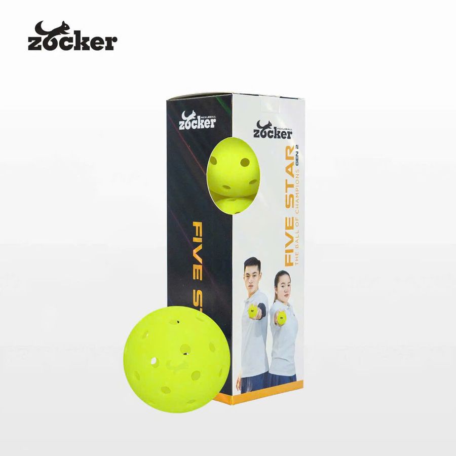 Bóng Thi Đấu Pickleball Zocker Gen 2 (Hộp 3 quả)