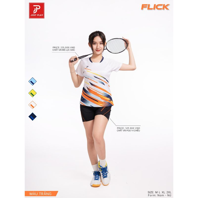 Áo Cầu Lông JP Flick