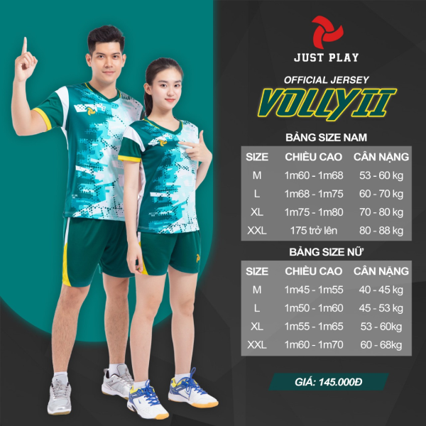 QA BC Justplay VOLLY II - NAM-NỮ