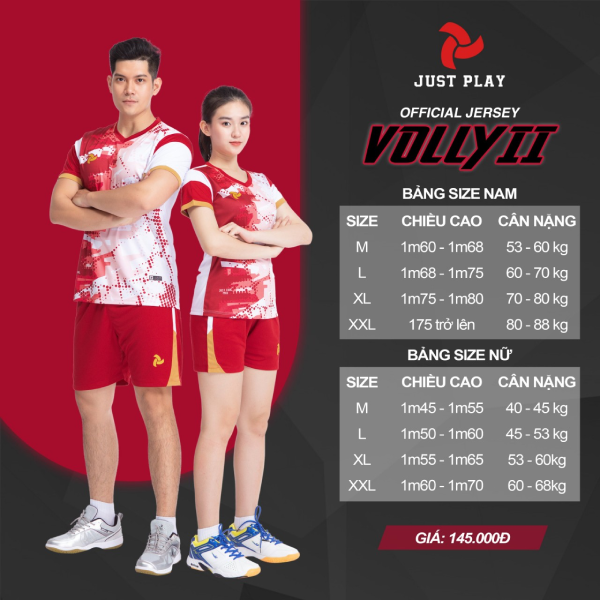 QA BC Justplay VOLLY II - NAM-NỮ