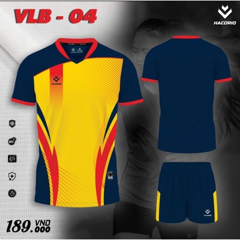Bộ bóng chuyền VLB - 04 - Nữ - Nam