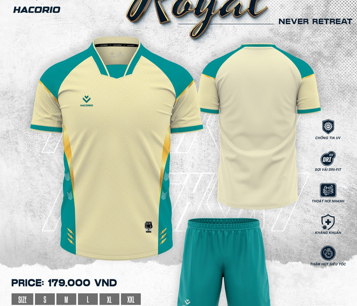 Áo bóng đá HACORIO - RIO - ROYAL (RIO - 05)