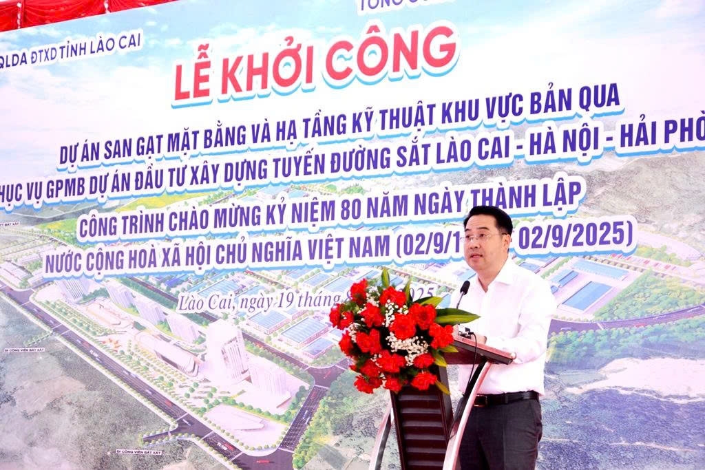 Chính thức khởi công tuyến đường sắt Lào Cai - Hà Nội - Hải Phòng dài gần 400km