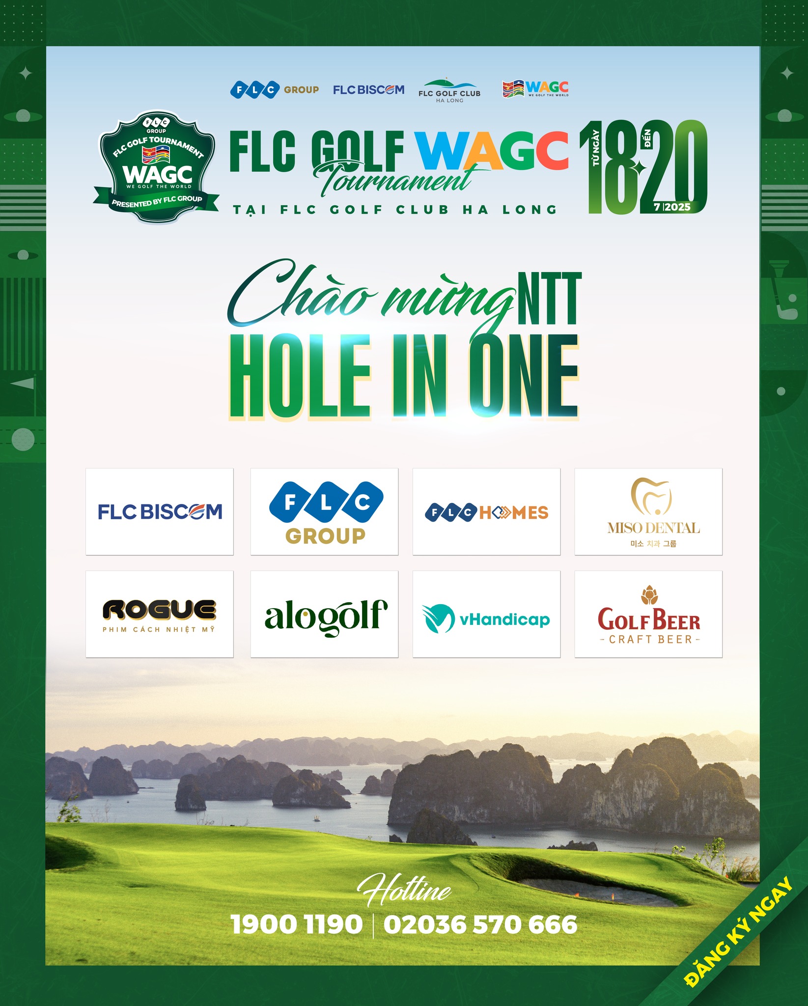 Rogue Việt Nam nhà tại trợ HIO danh giá của giải FLC Group Golf Tournament-WAGC 2025