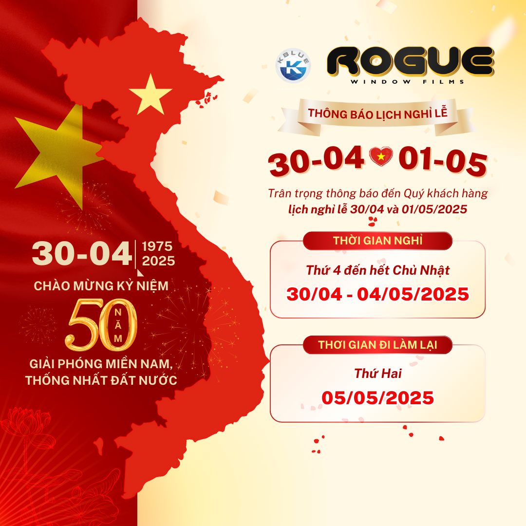 THÔNG BÁO VỀ LỊCH NGHỈ LỄ NGÀY GIẢI PHÓNG MIỀN NAM 30/4 VÀ QUỐC TẾ LAO ĐỘNG 1/5 NĂM 2025