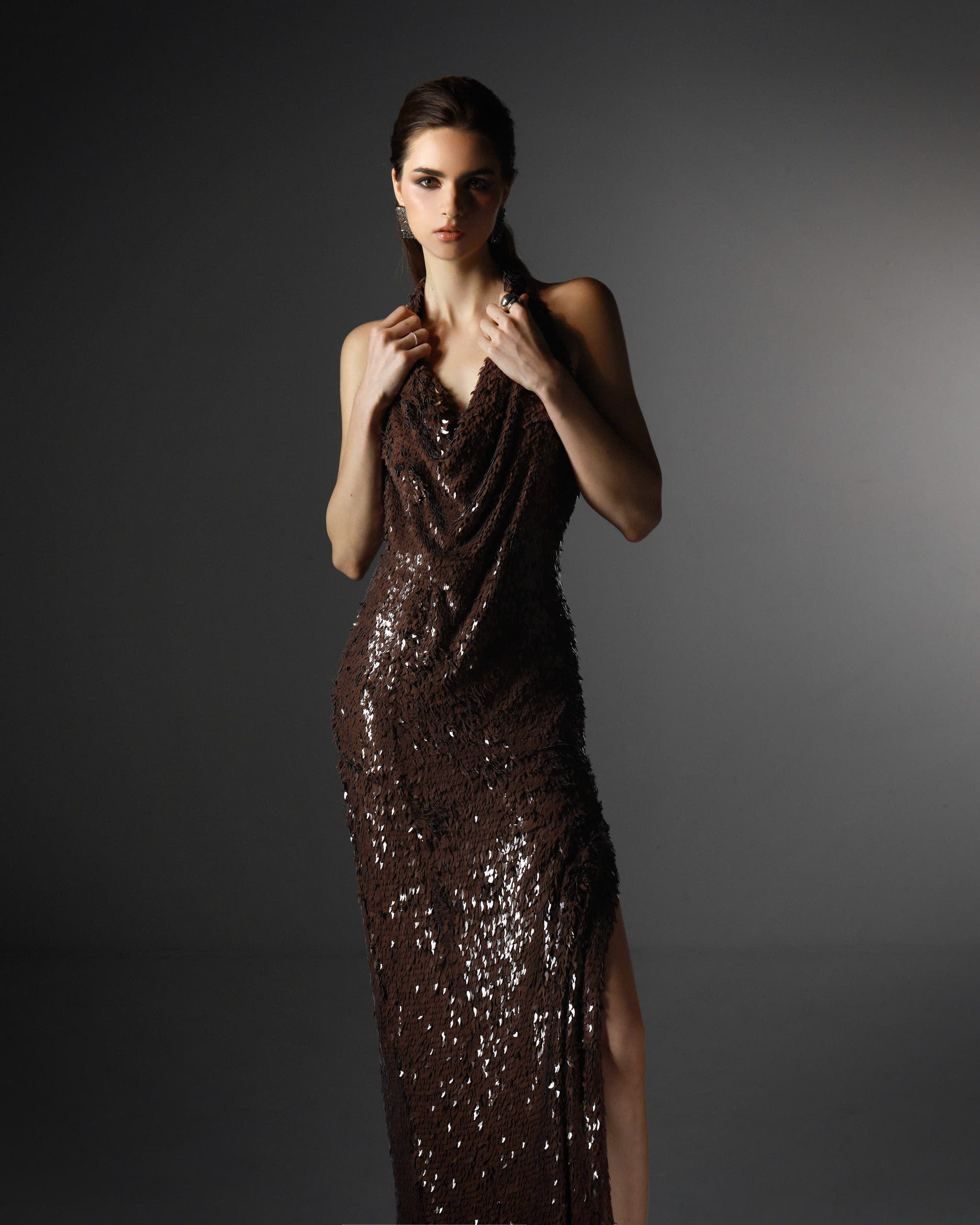 Sinopia Color Dress SEPIA DRESS SORAMAME Official