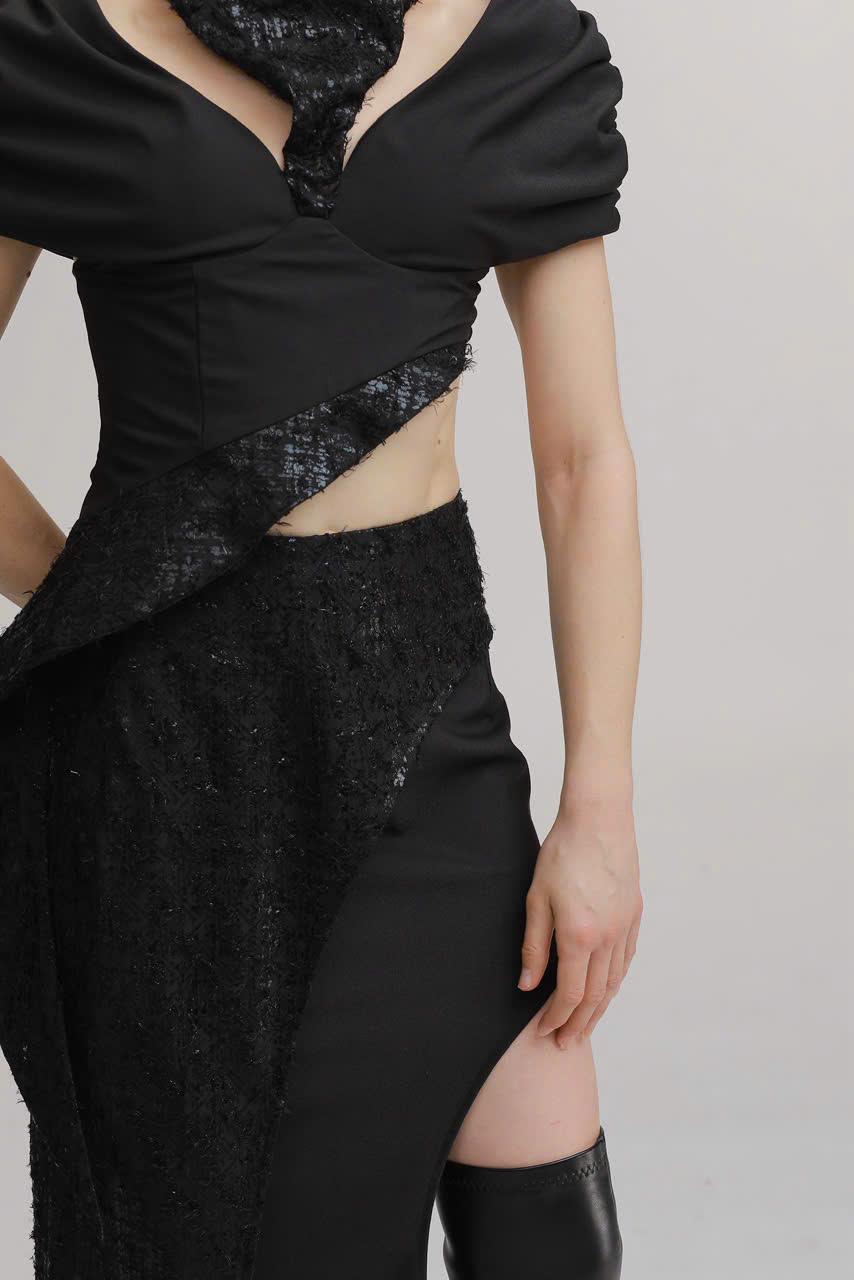 OVERLAP SKIRT