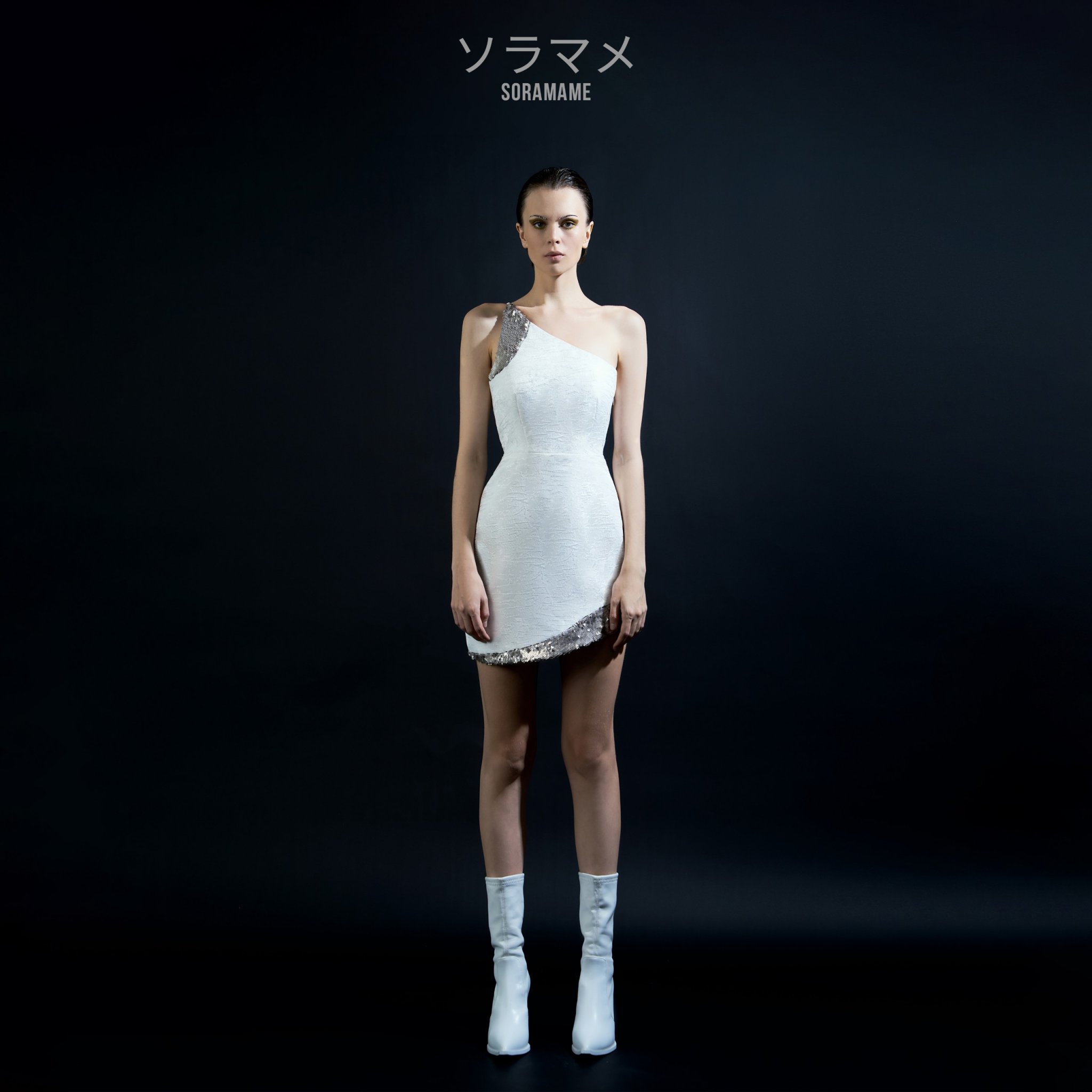 ASYMMETRICAL EMBELLISHED DRESS