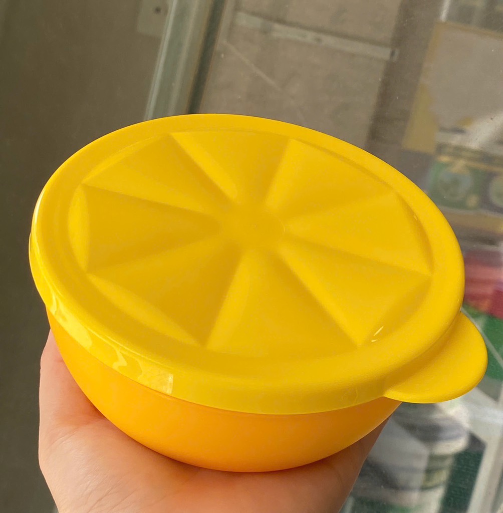 Hộp Bowl nhỏ 350ml - màu vàng - Tupperware Trung Chính Hãng