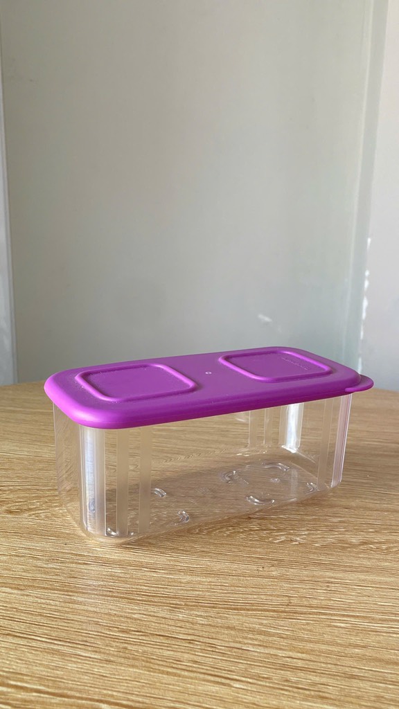 Bộ 5 Hộp Tupperware Trữ Khô Clearmate - Tím Nhựa Trong - Tupperware Malaysia Chính Hãng