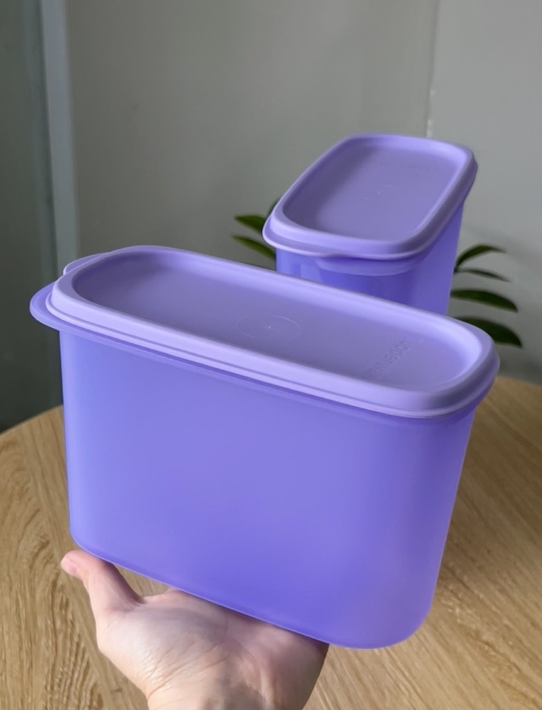 Hộp Trữ Khô Tupperware Vuông Oval Smart Saver - Tupperware Malaysia Chính Hãng