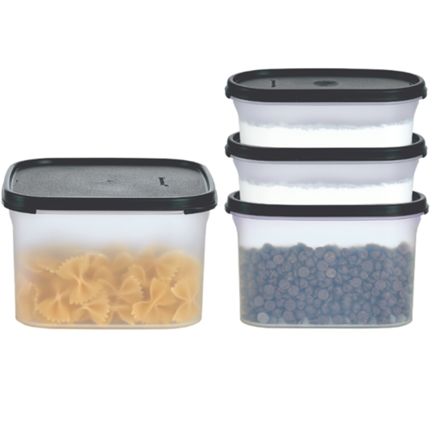 Bộ Hộp Tupperware Kệ Bếp Modular Kitchen Mates Starter (4 hộp)