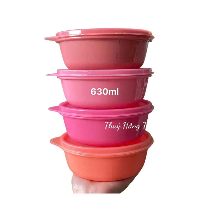 Tupmalay Hộp Bowl Modulal 630ml Màu Hồng Ngẫu Nhiên (01 Hộp)