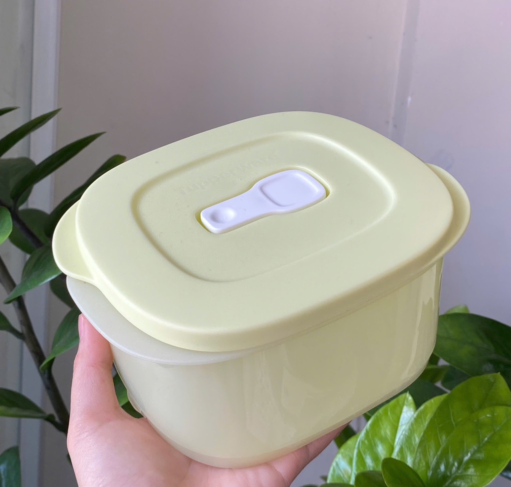 Hộp Tupperware Crystalwave 800ml - Hình Chữ Nhật - Quay LVS - Tupperware Trung Chính Hãng