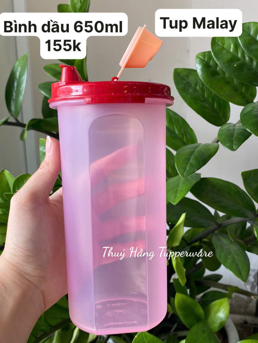 Bình Đựng Dầu Ăn Large Stor N Pour  650ml - Tupperware Malaysia Chính Hãng