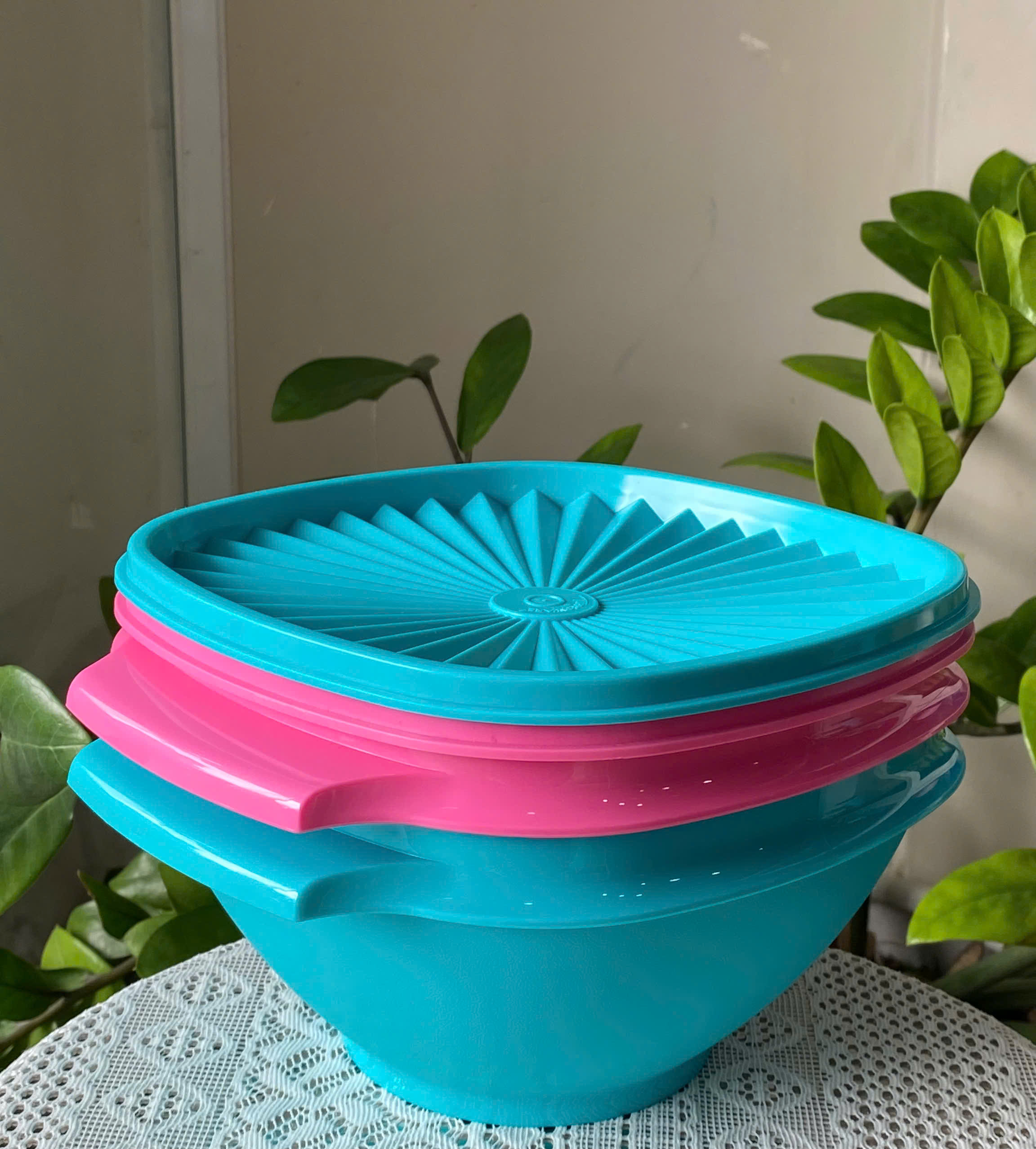Tupmalay Hộp Servelier Bowl Mát Nắp Vân Sọc One touch 1.5L