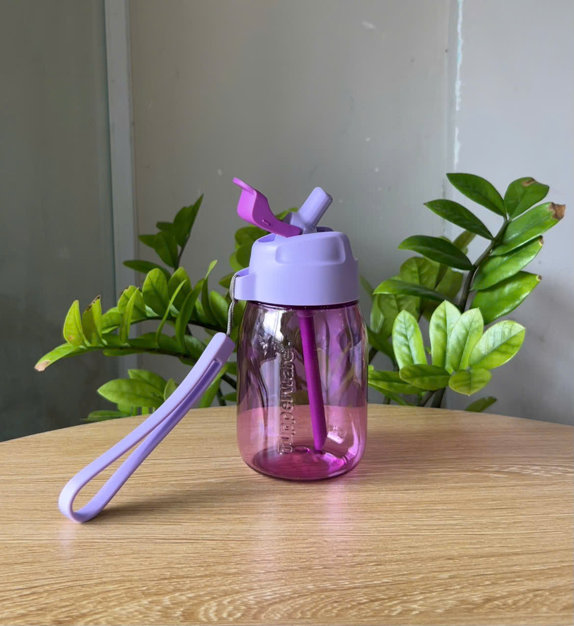 Bình Nước Tupperware 350ml Có Ống Hút - Tupperwawre Trung Chính Hãng