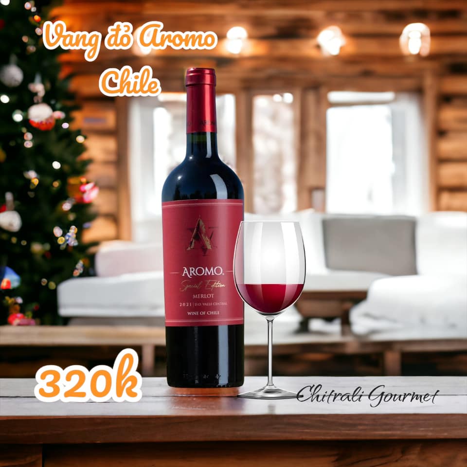 Rượu vang đỏ Aromo Chile