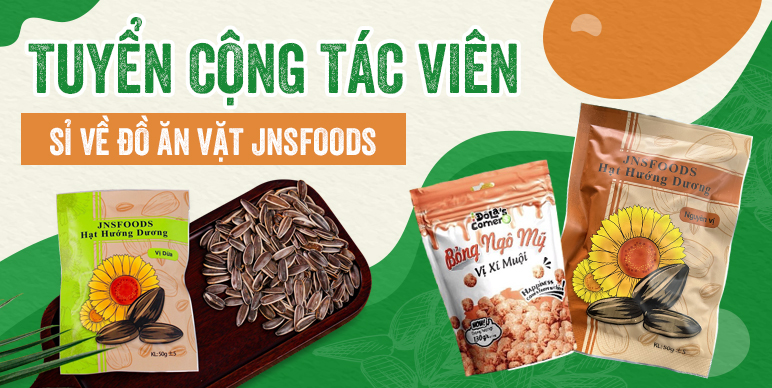 JNSFOODS - CÔNG TY HÀNG ĐẦU TRONG LĨNH VỰC NÔNG SẢN VÀ ĐỒ ĂN VẶT TẠI VIỆT NAM