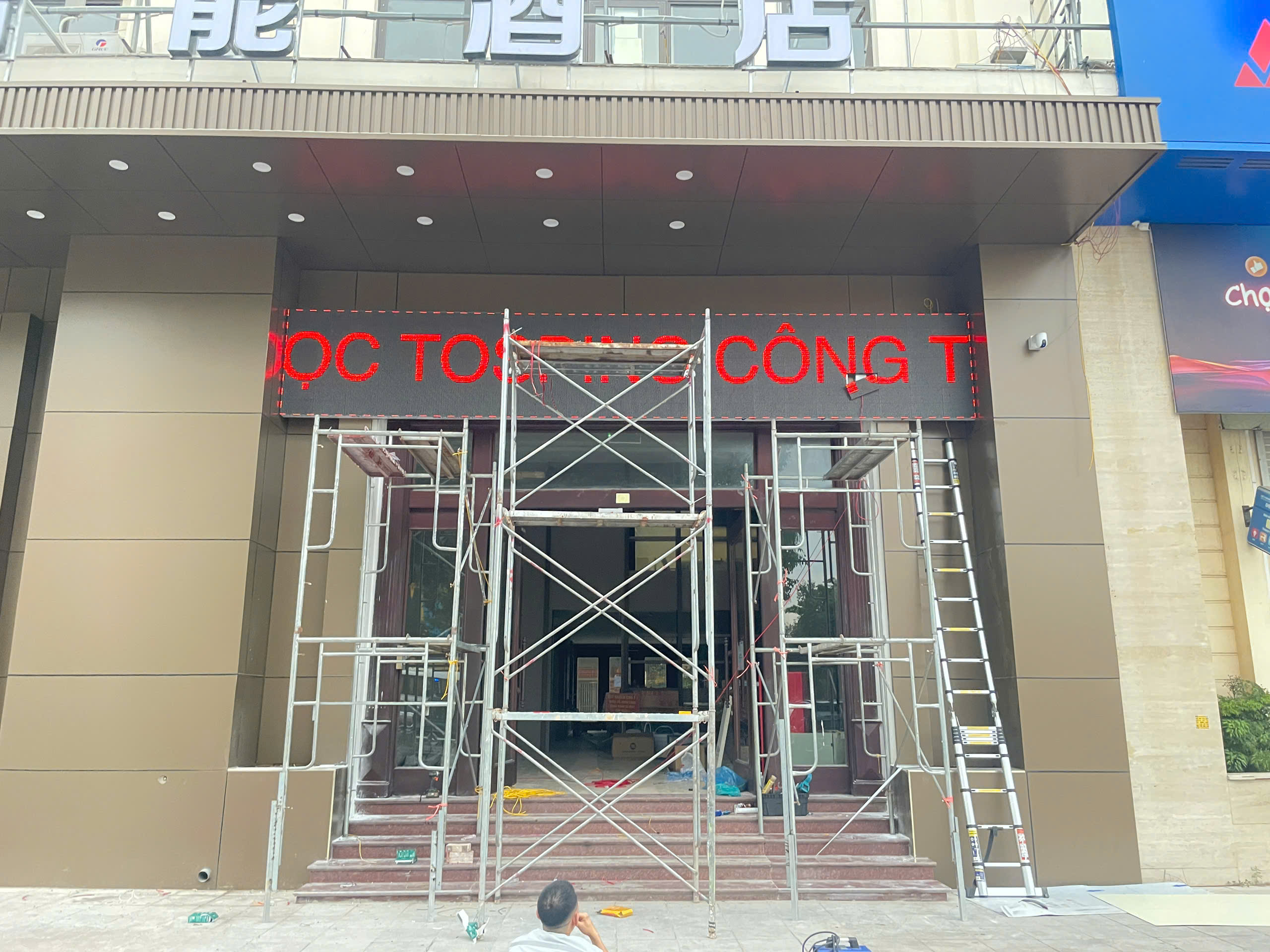 CÔNG TRÌNH MÀN HÌNH LED P10 OUTDOOR FULL COLOR TẠI BẮC NINH