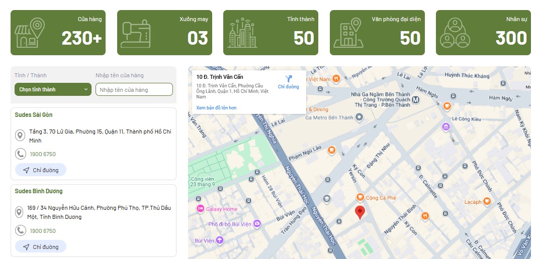 Hệ thống cửa hàng