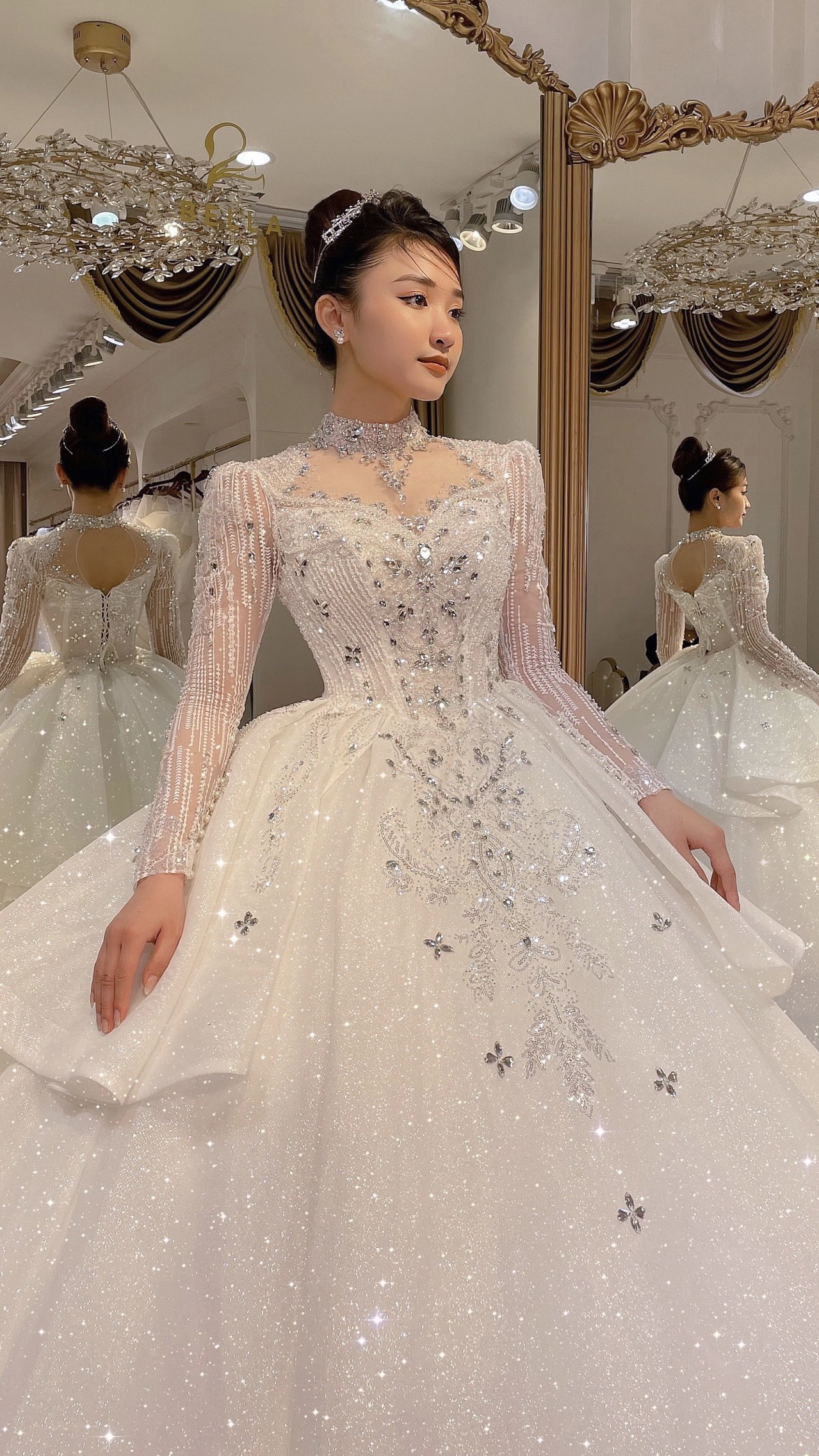 Top 15 váy cưới công chúa lộng lẫy nhất Linh Nga Bridal