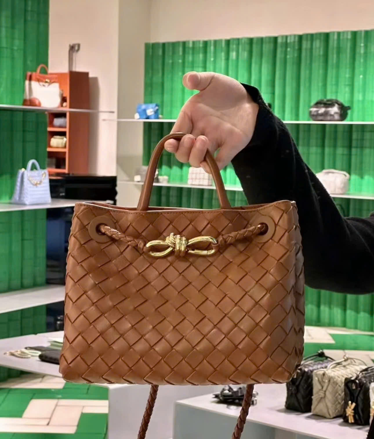 Túi xách Bottega andiamo small