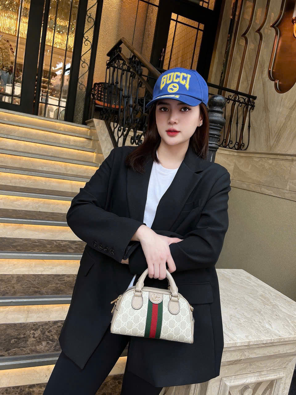 Gucci Ophidia Mini Top Handle Bag