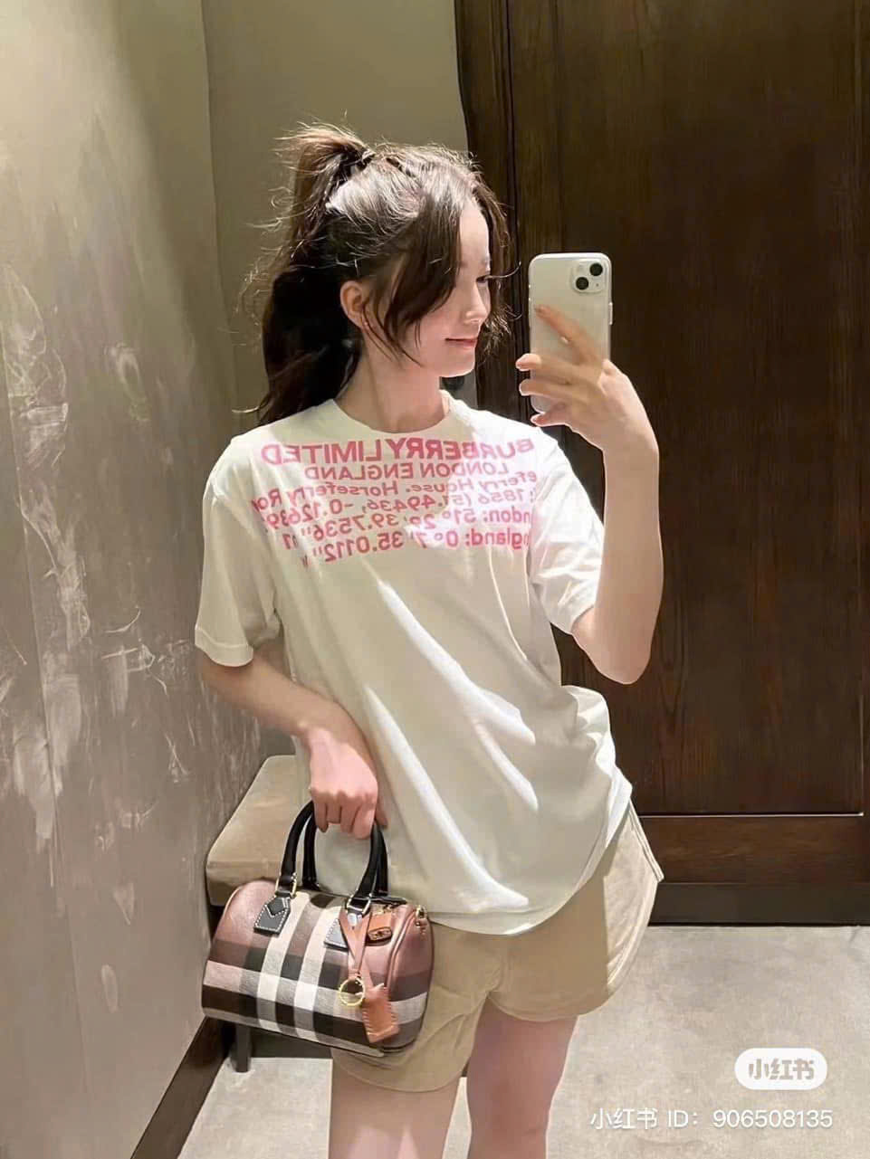 Trống Burberry Speedy Nâu Choco