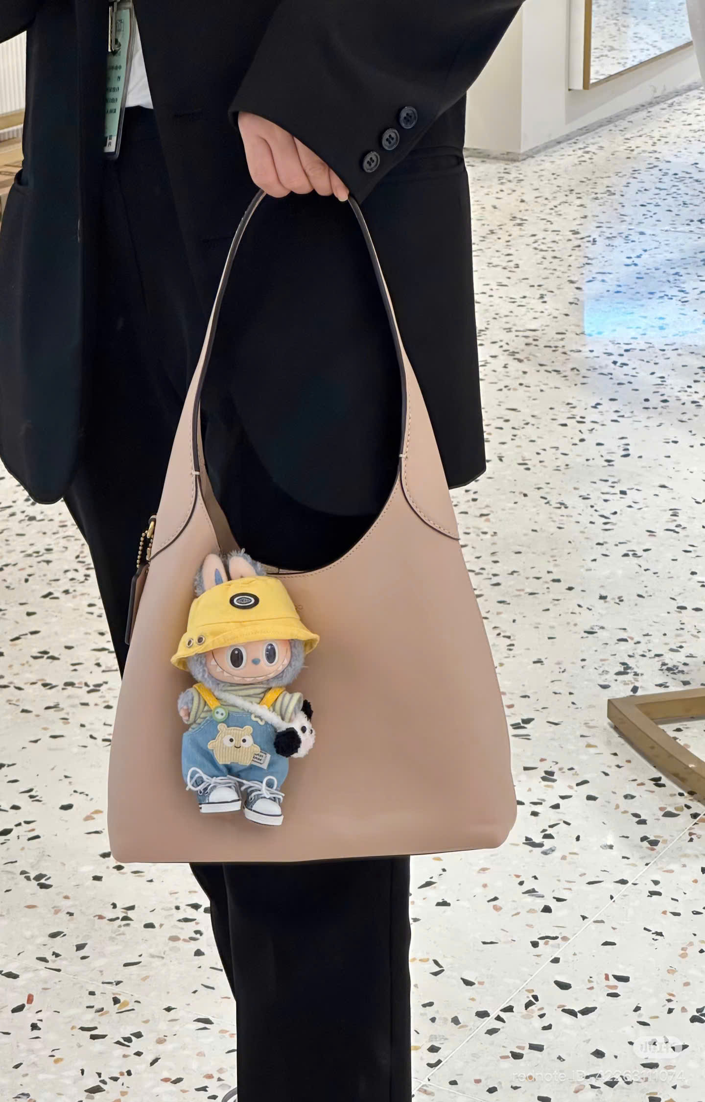 Túi Coach Brooklyn Cream Hồng