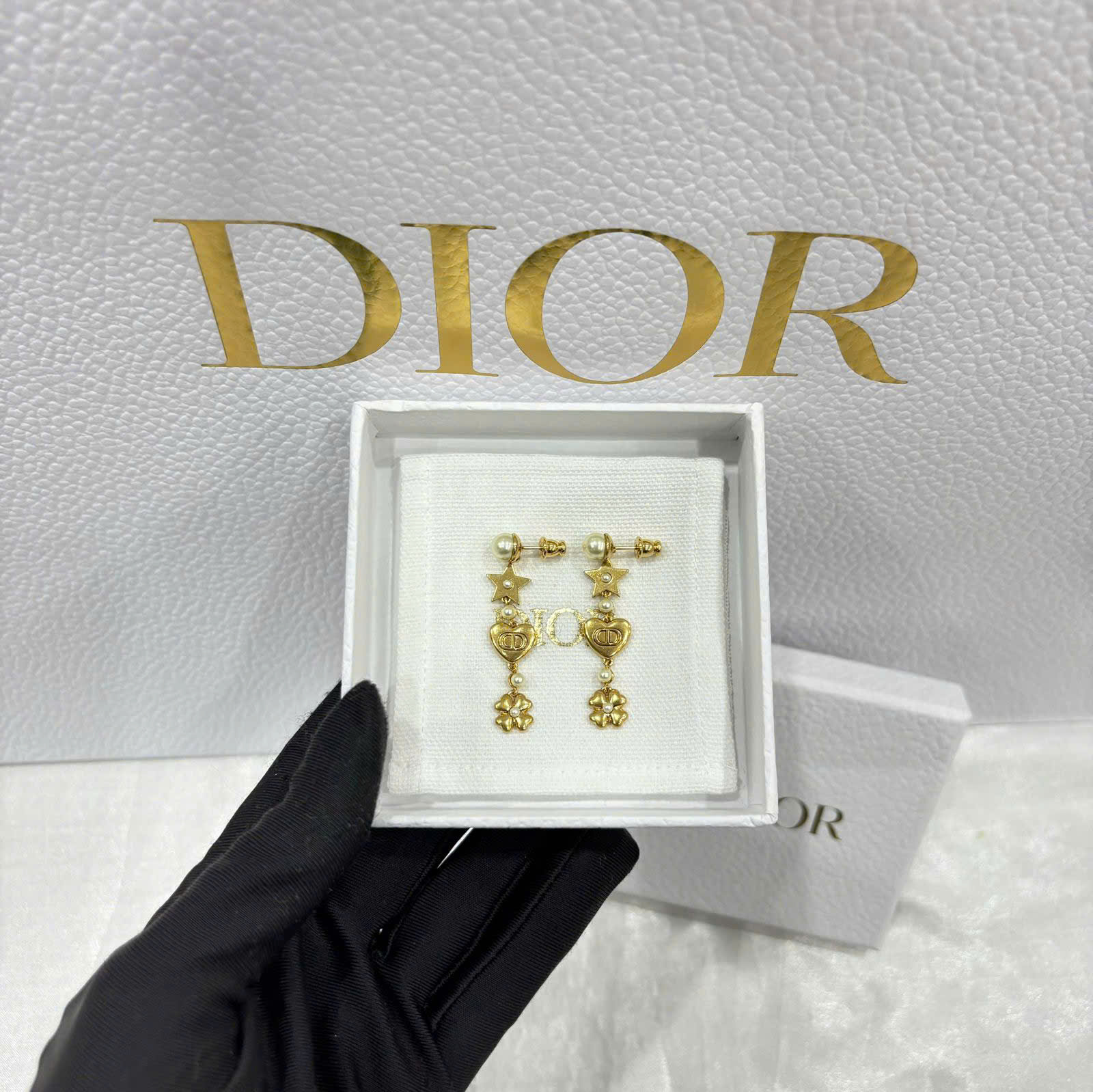 Bông Tai Dior Drop