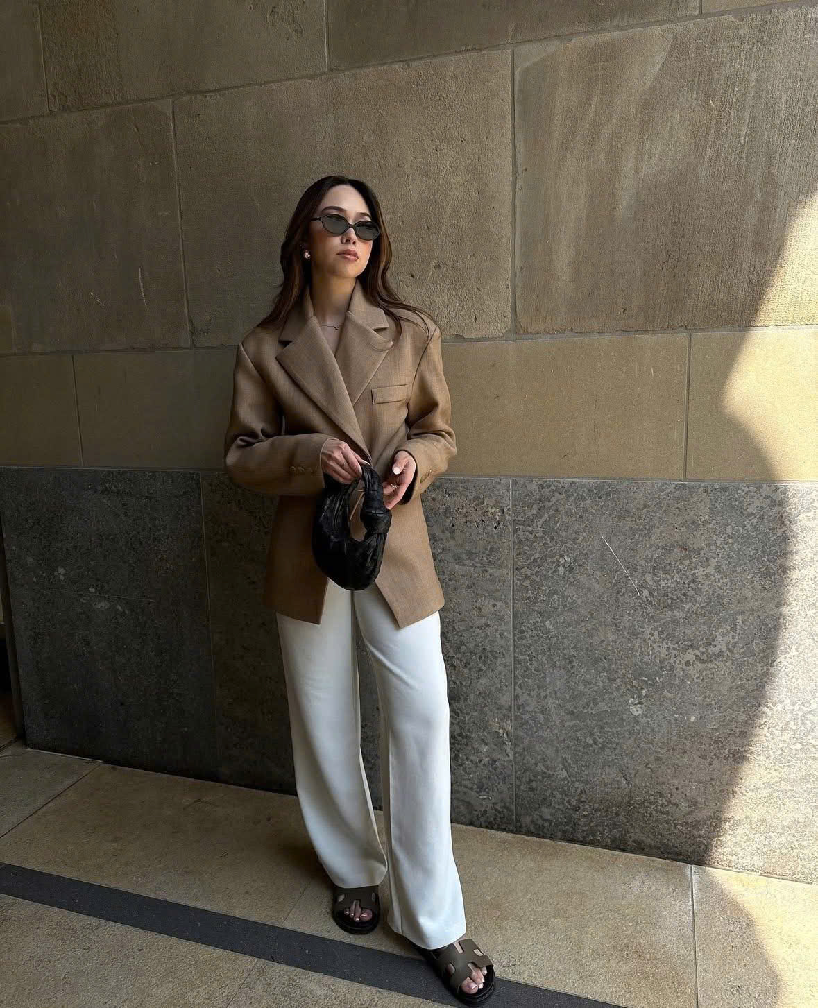 Dép Hermes Chypre etoupe