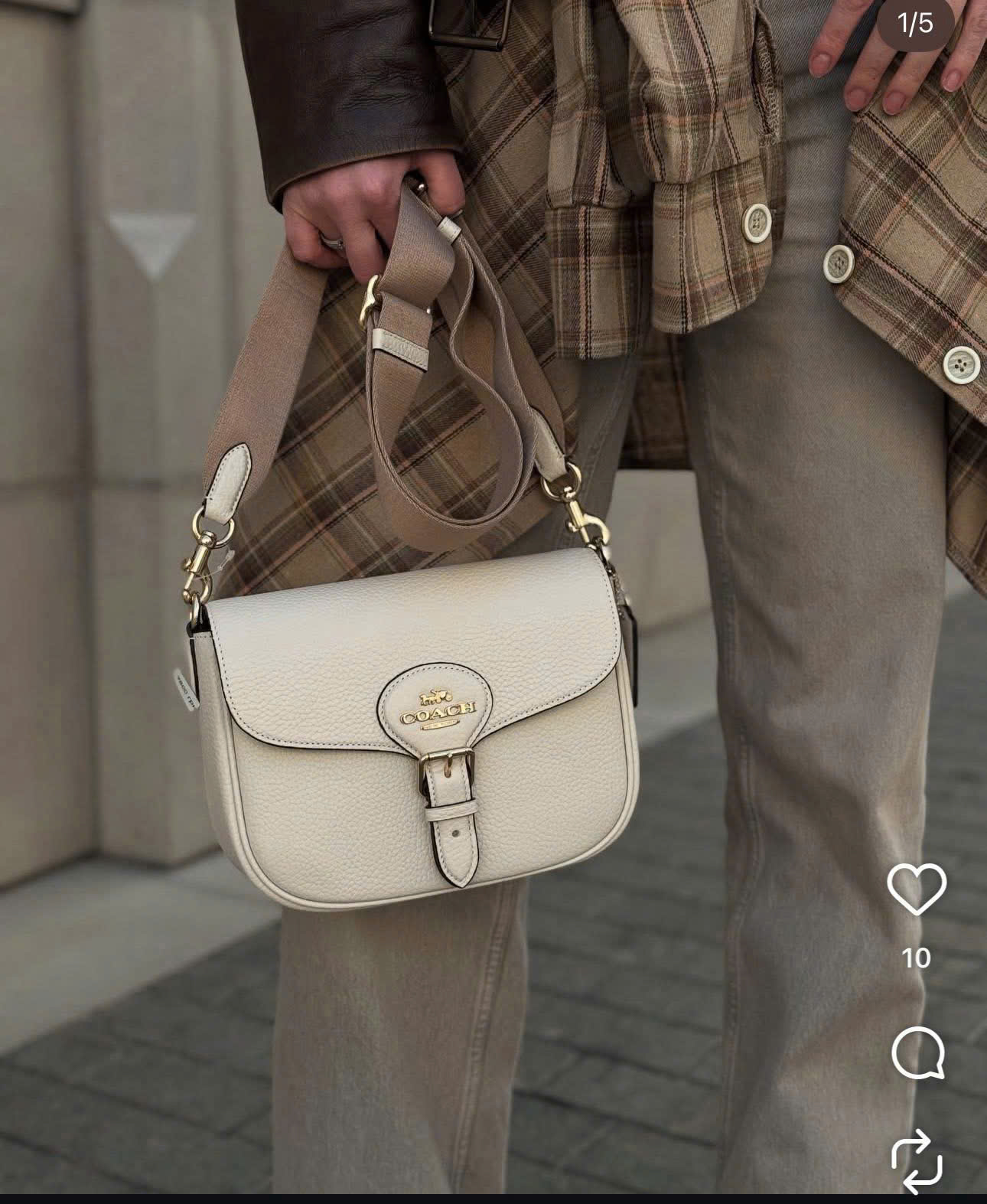 Túi Xách Coach Amelia Saddle Bag