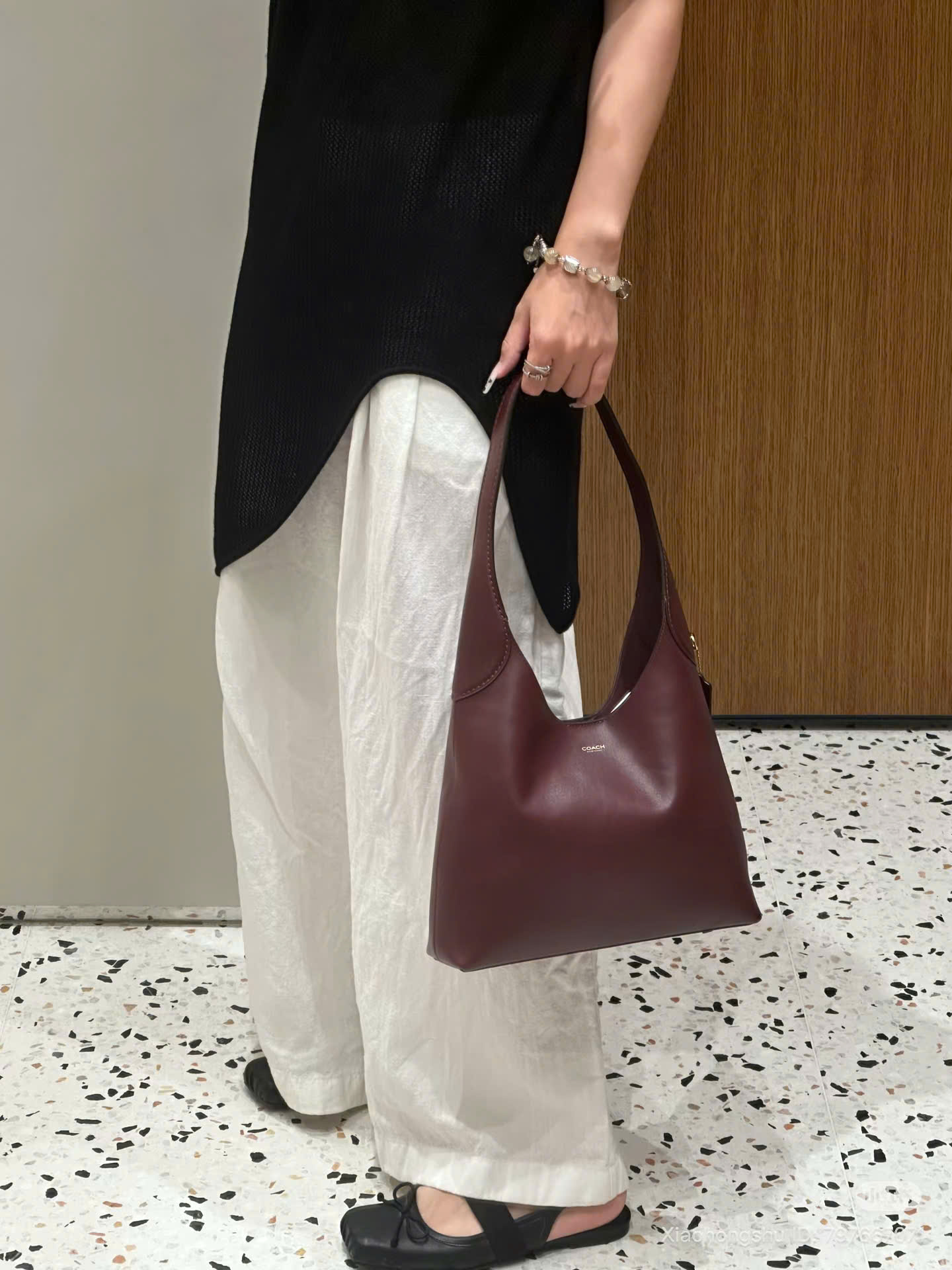 Túi Xách Coach Brooklyn Merlot Đỏ