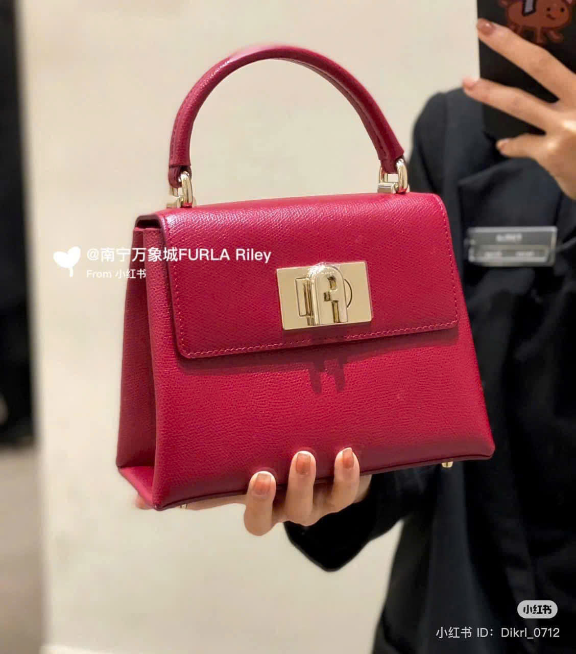Túi Furla 1927 Top  Handle Mini Đỏ Đô