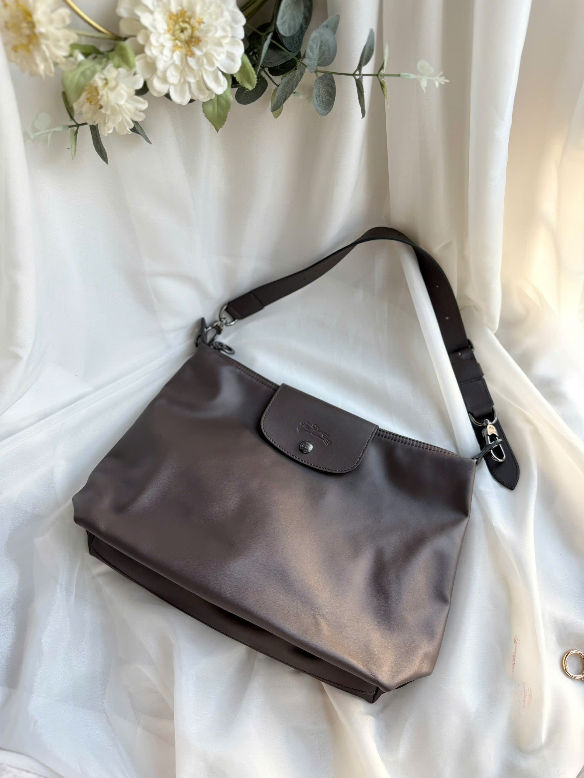 Longchamp Hobo Moka