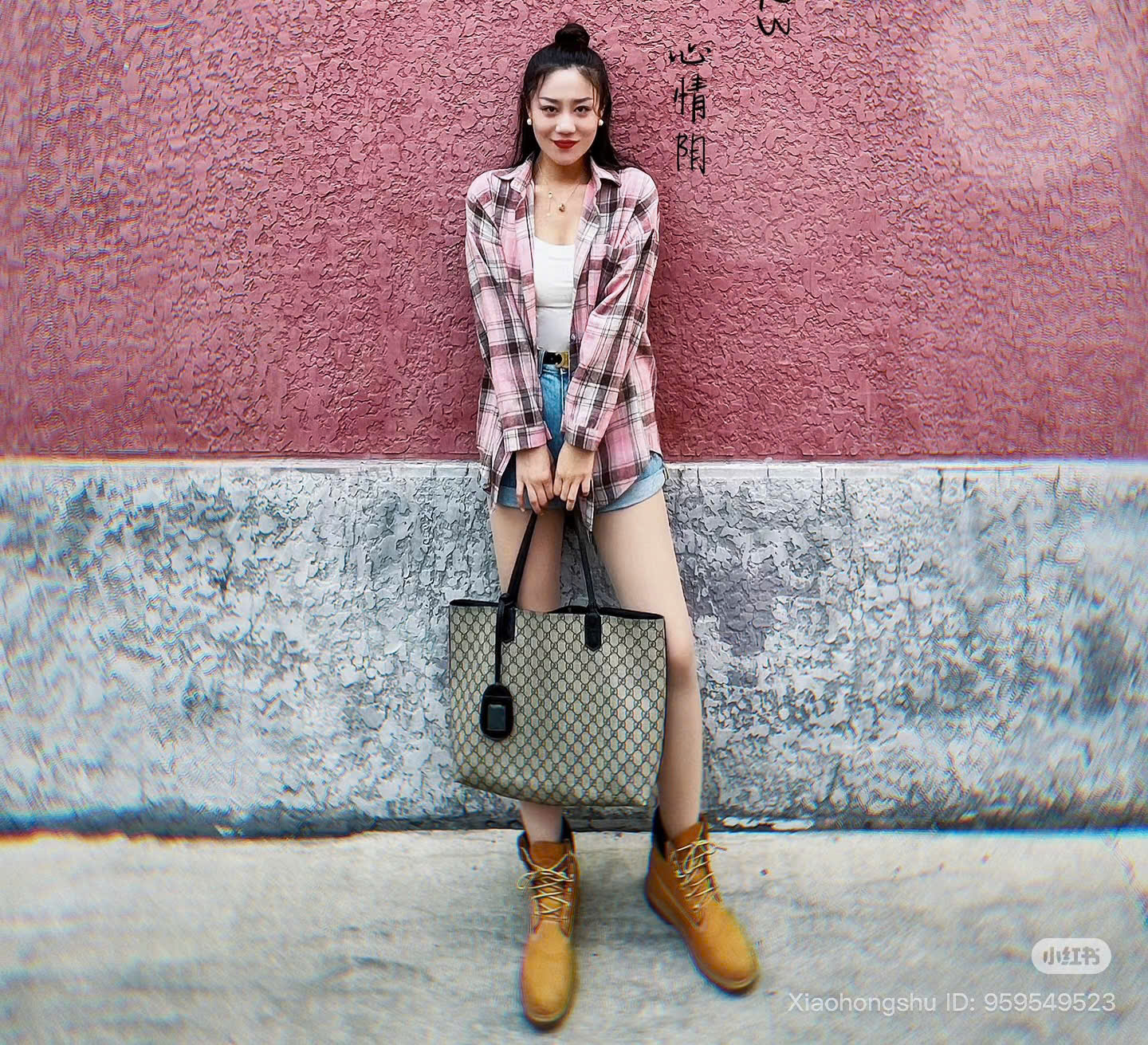 Túi xách Gucci Tote Neverfull Mono Mix