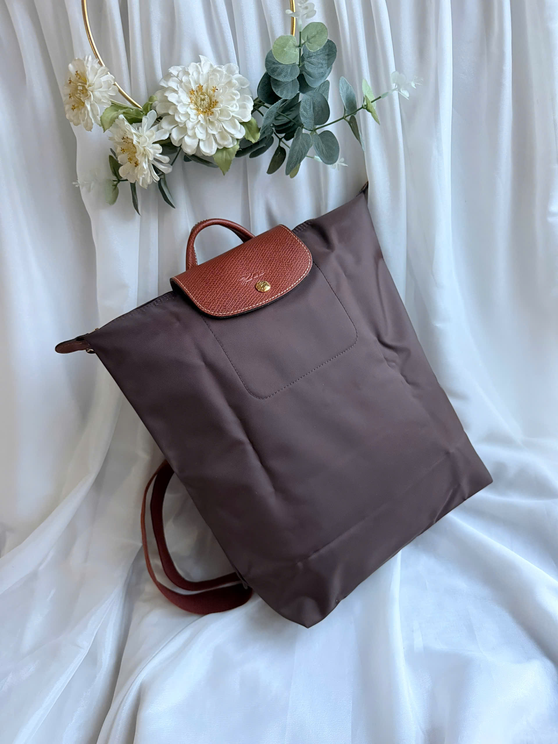 Balo Longchamp Mocha