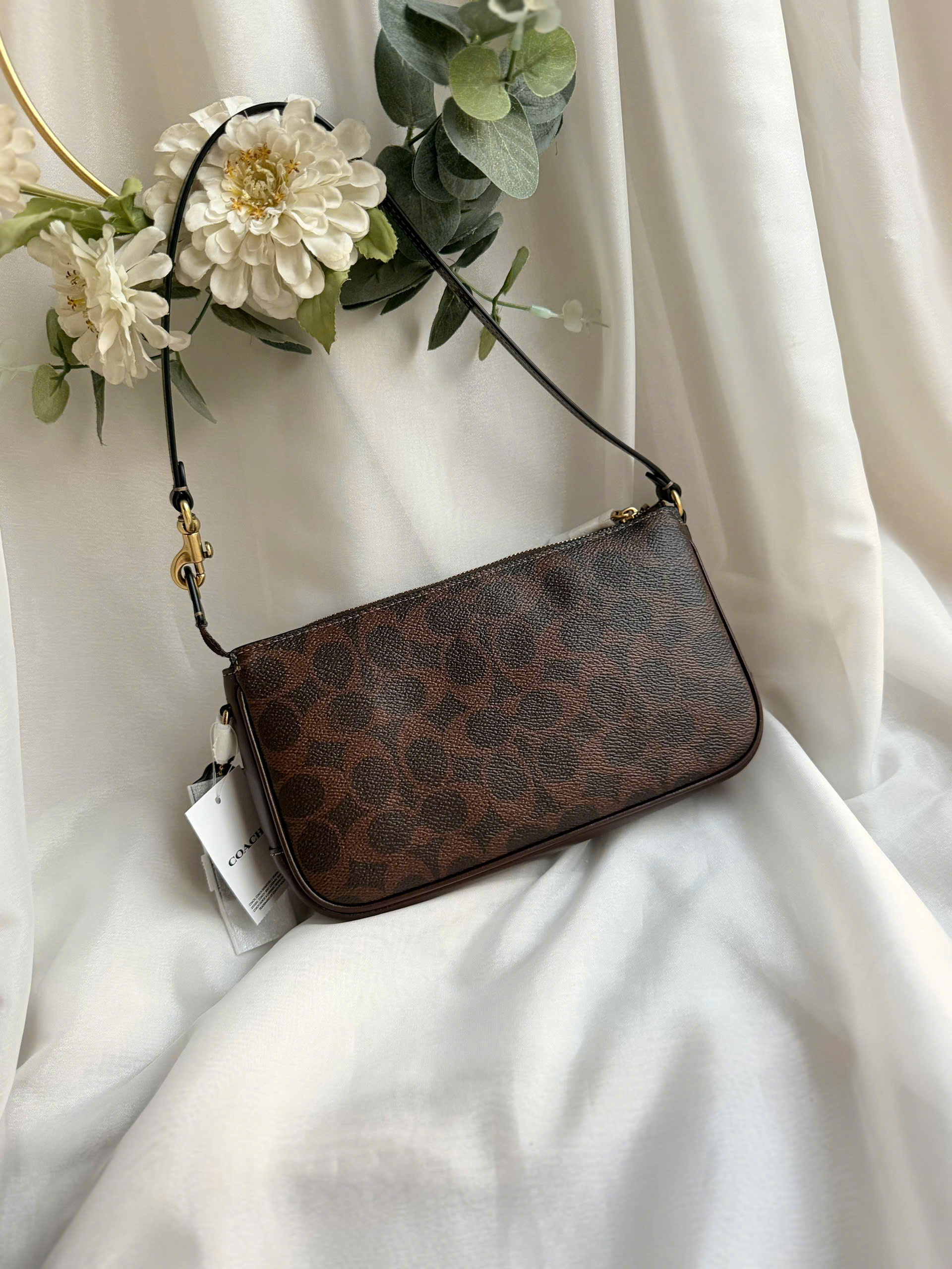 Túi Coach Plaza Nâu
