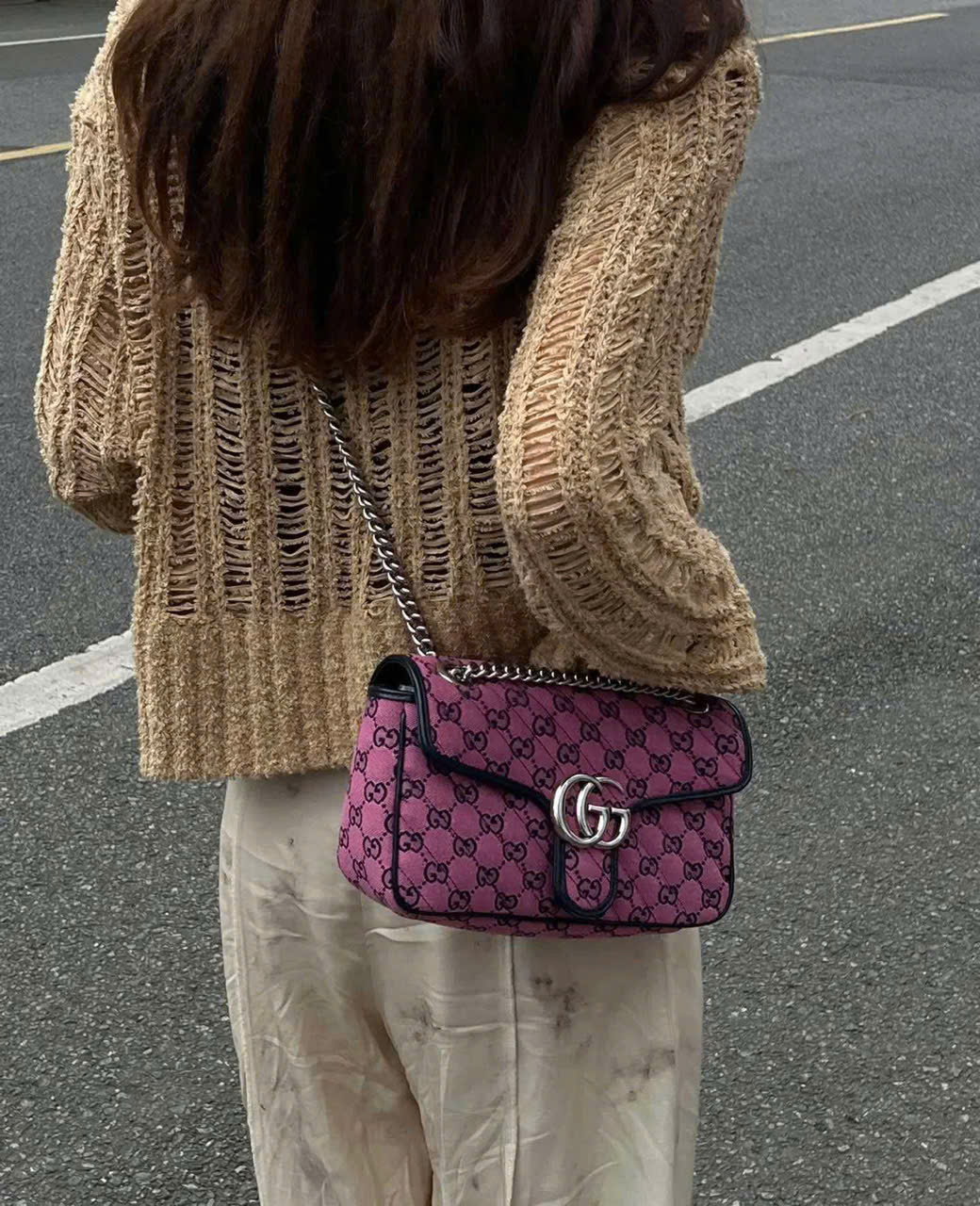 Gucci marmont denim