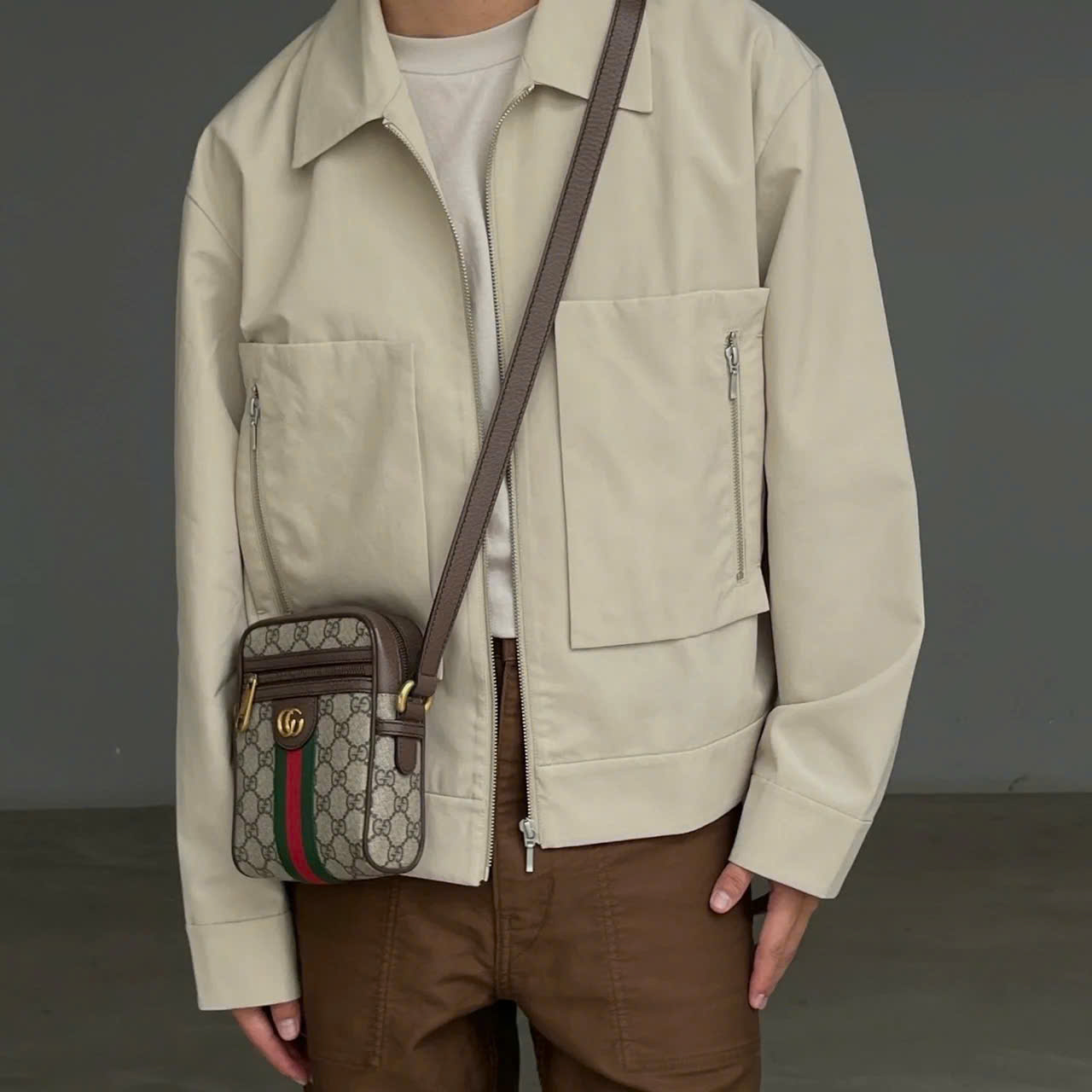 Tui xach Gucci Ophidia Zip Mini