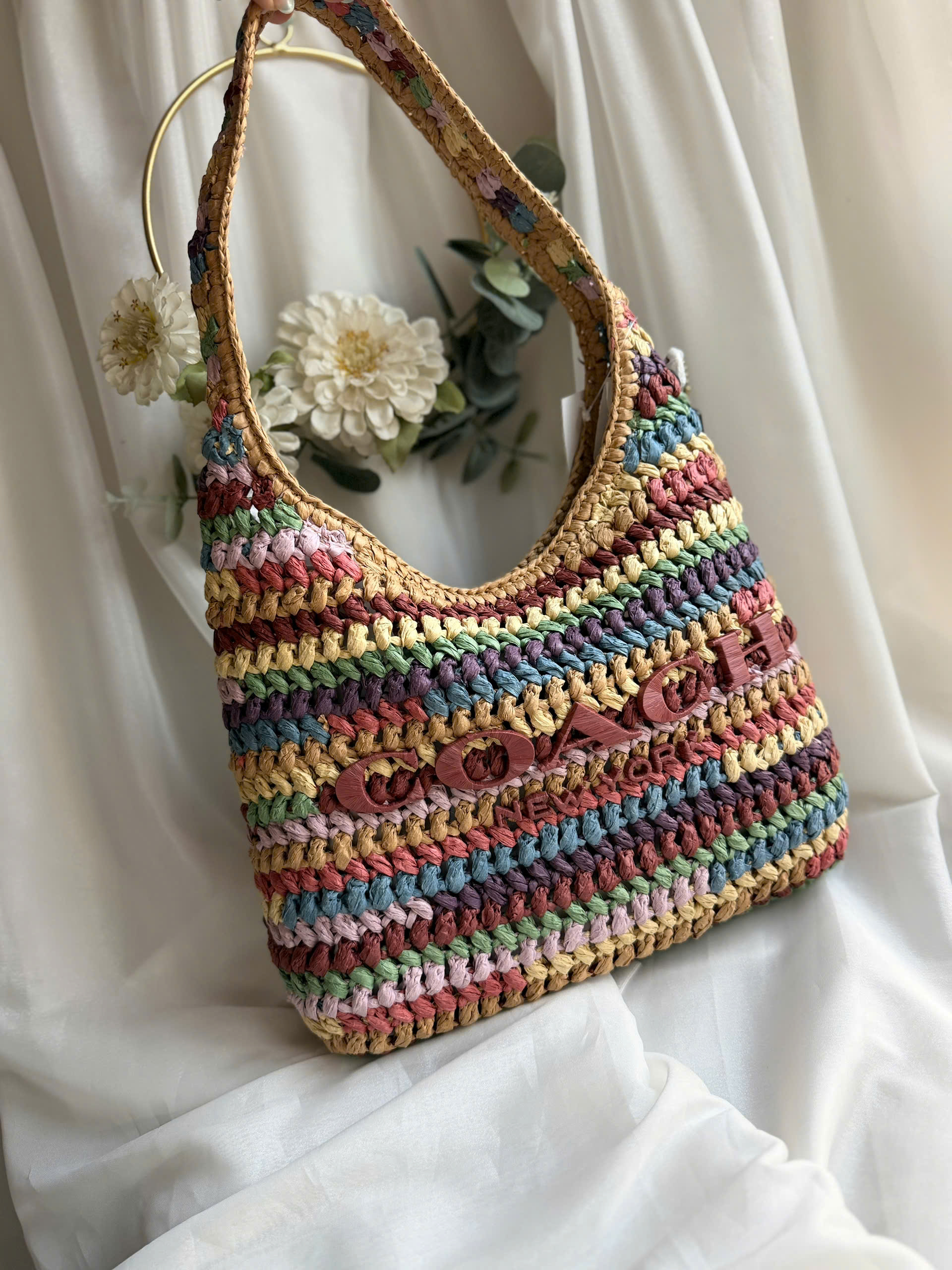 Coach Brooklyn Cói Phối Màu