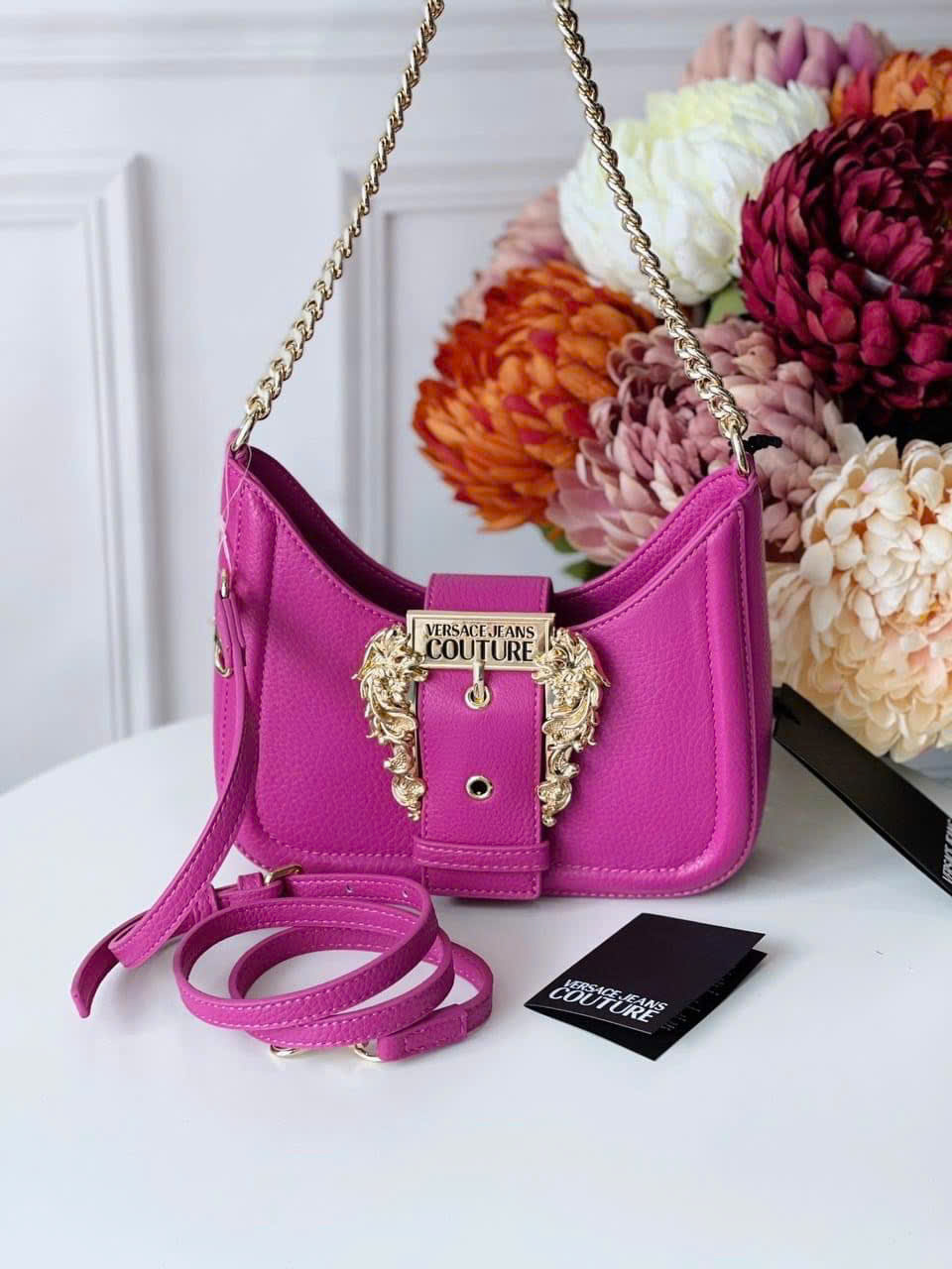 Túi Đeo Vai Versace Jeans Hồng