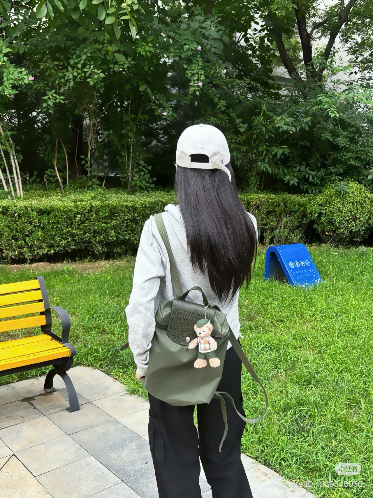 Balo Longchamp Xanh Olive