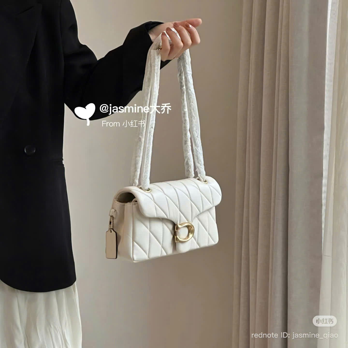 Túi Coach Tabby Mini Trắng